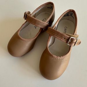 Capezio Leather Tap Shoes, Toddler size 8W